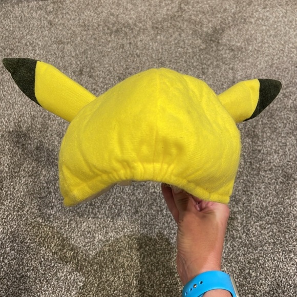 Pokémon Pikachu Child Kid Elastic Hat with Ears | Children’s Kids Cap Costume - Picture 3 of 6